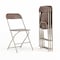 Flash Furniture Hercules Series Plastic Folding Chair Brown - 4 LB Weight Capacity Comfortable Event Chair-Lightweight Folding Chair, PK4 4-LE-L-3-BROWN-GG - alternate 1